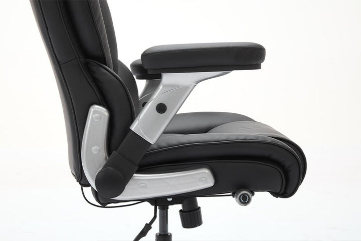 Big & Tall Executive Office Chair | 500 lbs Capacity, Flip-Up Arms & Wide Ergonomic Seat