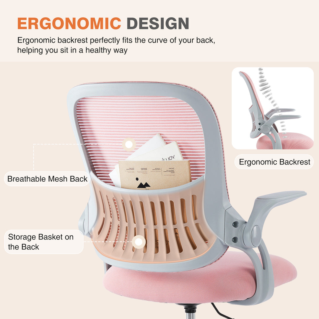 Tall Office Chair for Standing Desk | Ergonomic Drafting Chair with Adjustable Foot Ring & Armrests