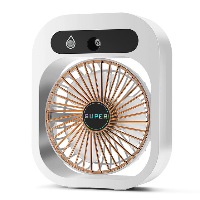 2-in-1 USB Misting Fan & Humidifier | Portable Air Cooler with 3 Wind Speeds  Stay Cool & Refreshed Anywhere