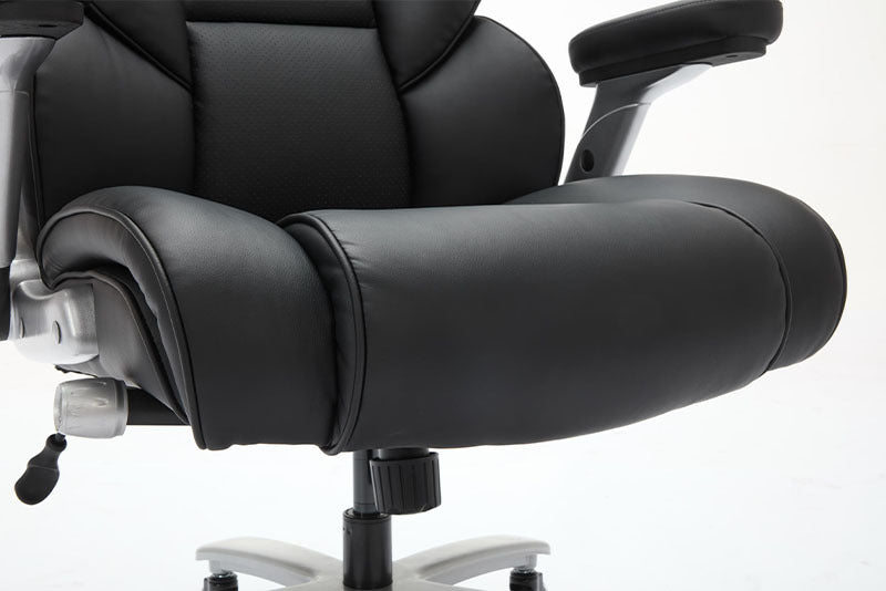 Big & Tall Executive Office Chair | 500 lbs Capacity, Flip-Up Arms & Wide Ergonomic Seat