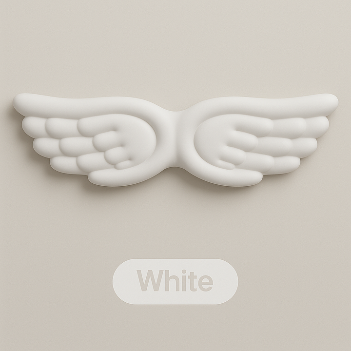 Angel Wing Wrist Rest Set – Memory Foam for Keyboard & Mouse