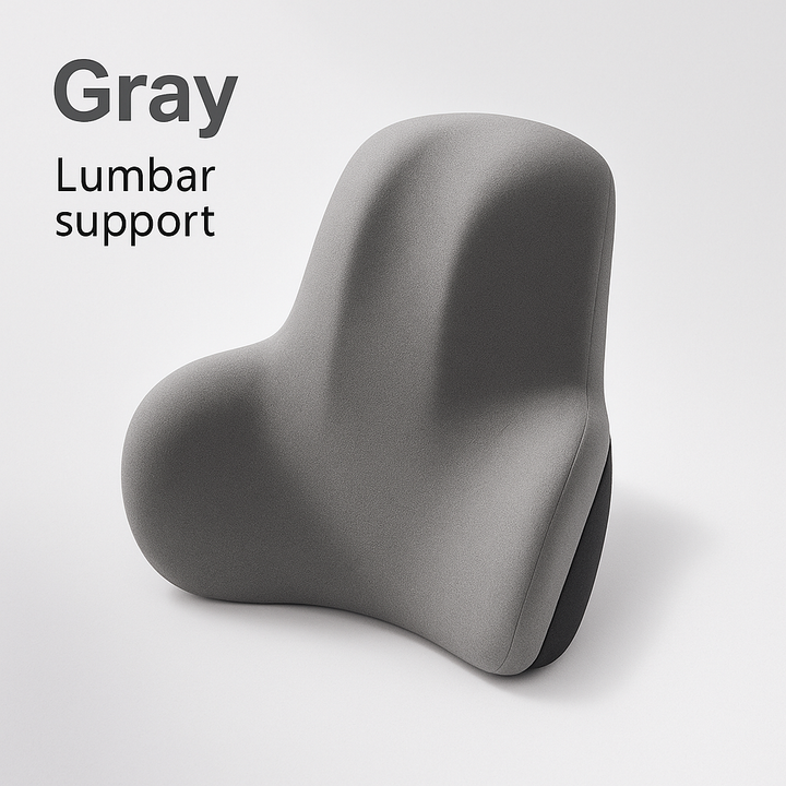 Lumbar Support Pillow – Memory Foam Back Cushion for Chairs