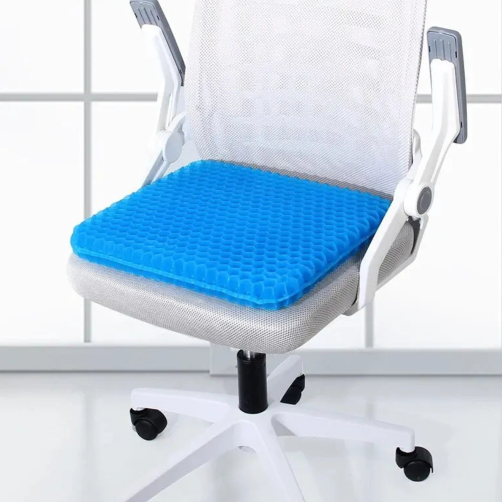 Gel Seat Cushion – Honeycomb Design for Back & Tailbone Relief