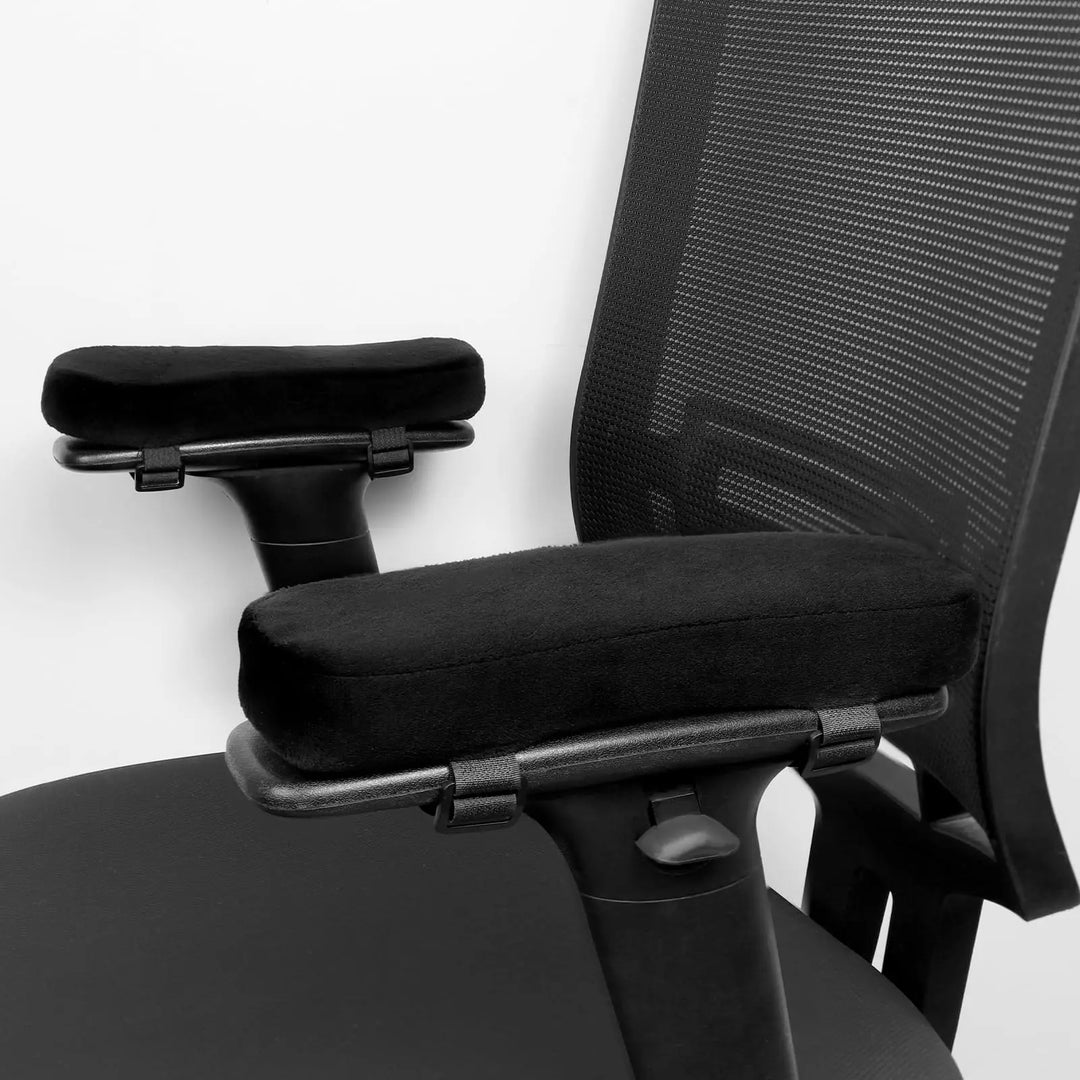 2PCS Memory Foam Armrest Cushions for Office & Gaming Chairs, Washable