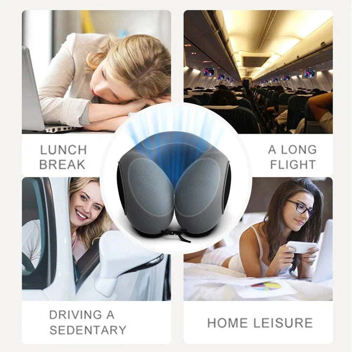 U-Shaped Memory Foam Neck Pillow | Support & Comfort for Work, Travel & Rest