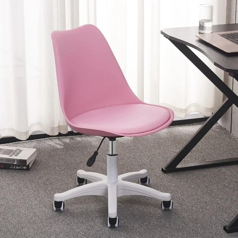 Ergonomic Swivel Desk Chair – Adjustable Office & Study Chair with Lumbar Support, Modern Compact Design for Home, Dorm & Workspace