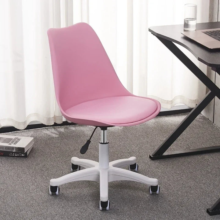 Ergonomic Swivel Desk Chair – Adjustable Office & Study Chair with Lumbar Support, Modern Compact Design for Home, Dorm & Workspace