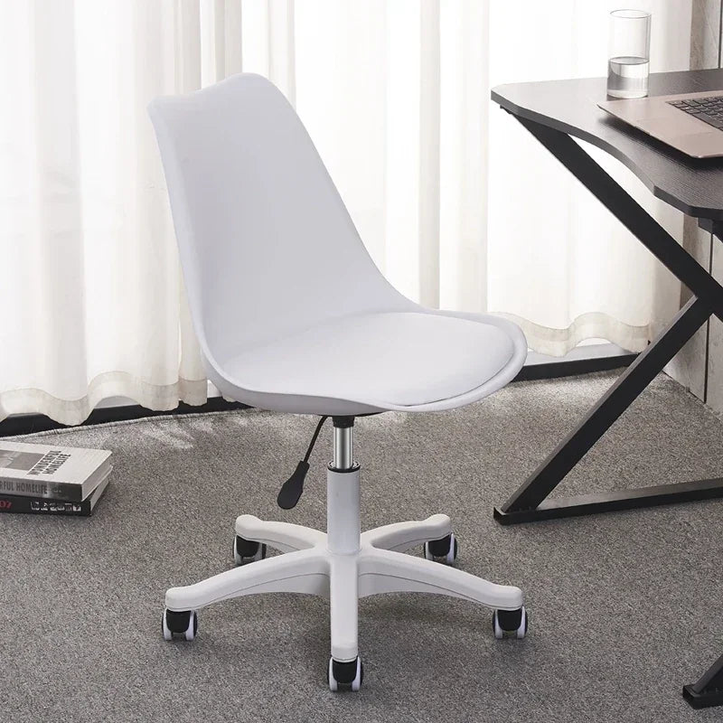 Ergonomic Swivel Desk Chair – Adjustable Office & Study Chair with Lumbar Support, Modern Compact Design for Home, Dorm & Workspace