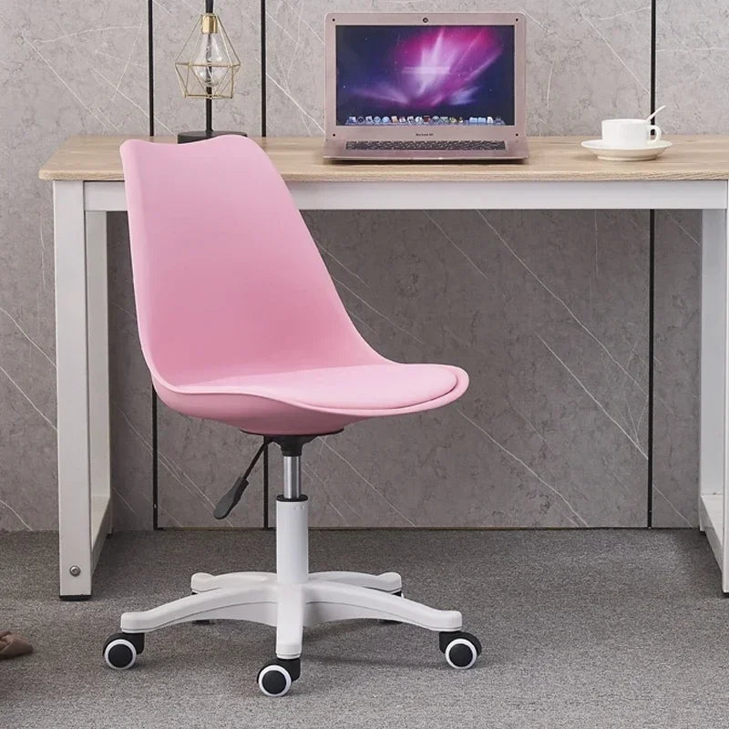 Ergonomic Swivel Desk Chair – Adjustable Office & Study Chair with Lumbar Support, Modern Compact Design for Home, Dorm & Workspace