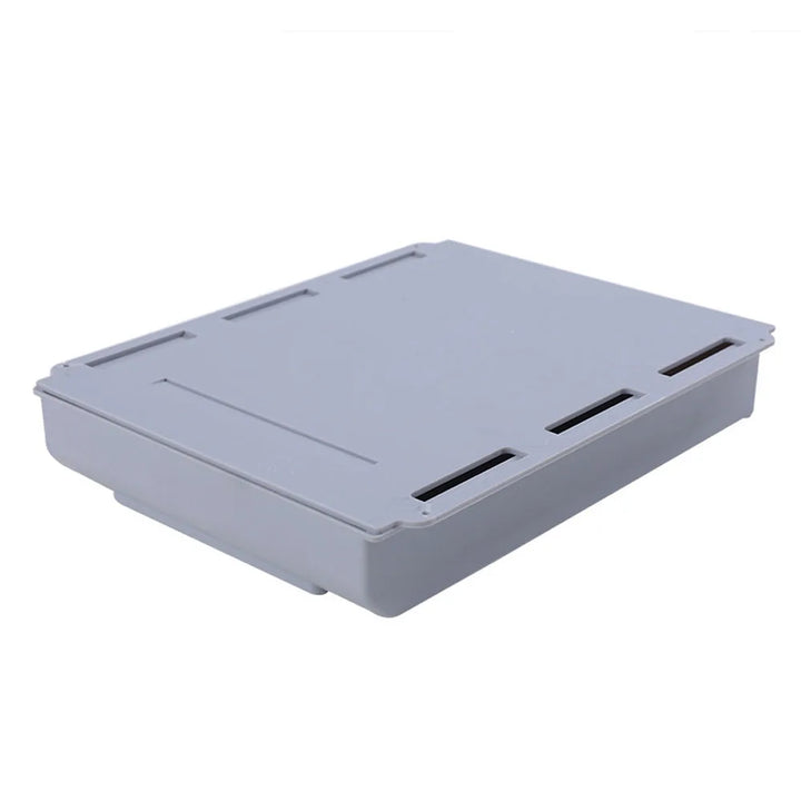 Hidden Desk Drawer Organizer – Self-Adhesive Under-Table Storage Box