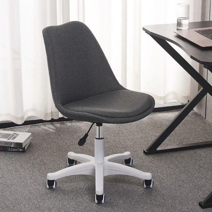 Ergonomic Swivel Desk Chair – Adjustable Office & Study Chair with Lumbar Support, Modern Compact Design for Home, Dorm & Workspace