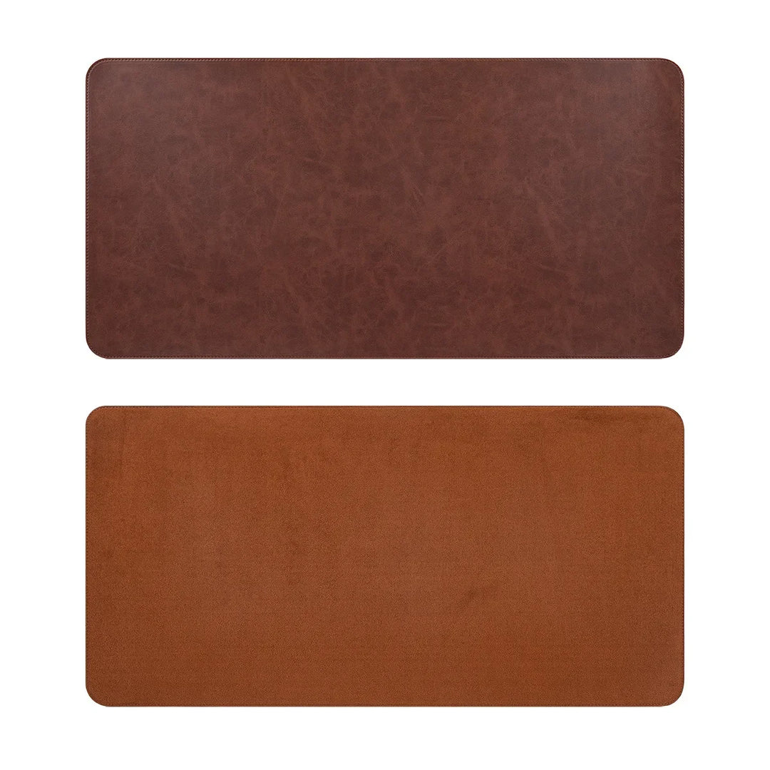 Waterproof PU Leather Desk Pad | Large Non-Slip Mouse Pad & Desk Protector