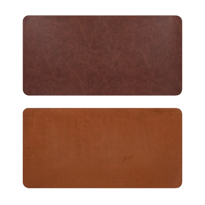 Waterproof PU Leather Desk Pad | Large Non-Slip Mouse Pad & Desk Protector