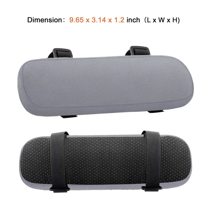 2PCS Memory Foam Armrest Cushions for Office & Gaming Chairs, Washable
