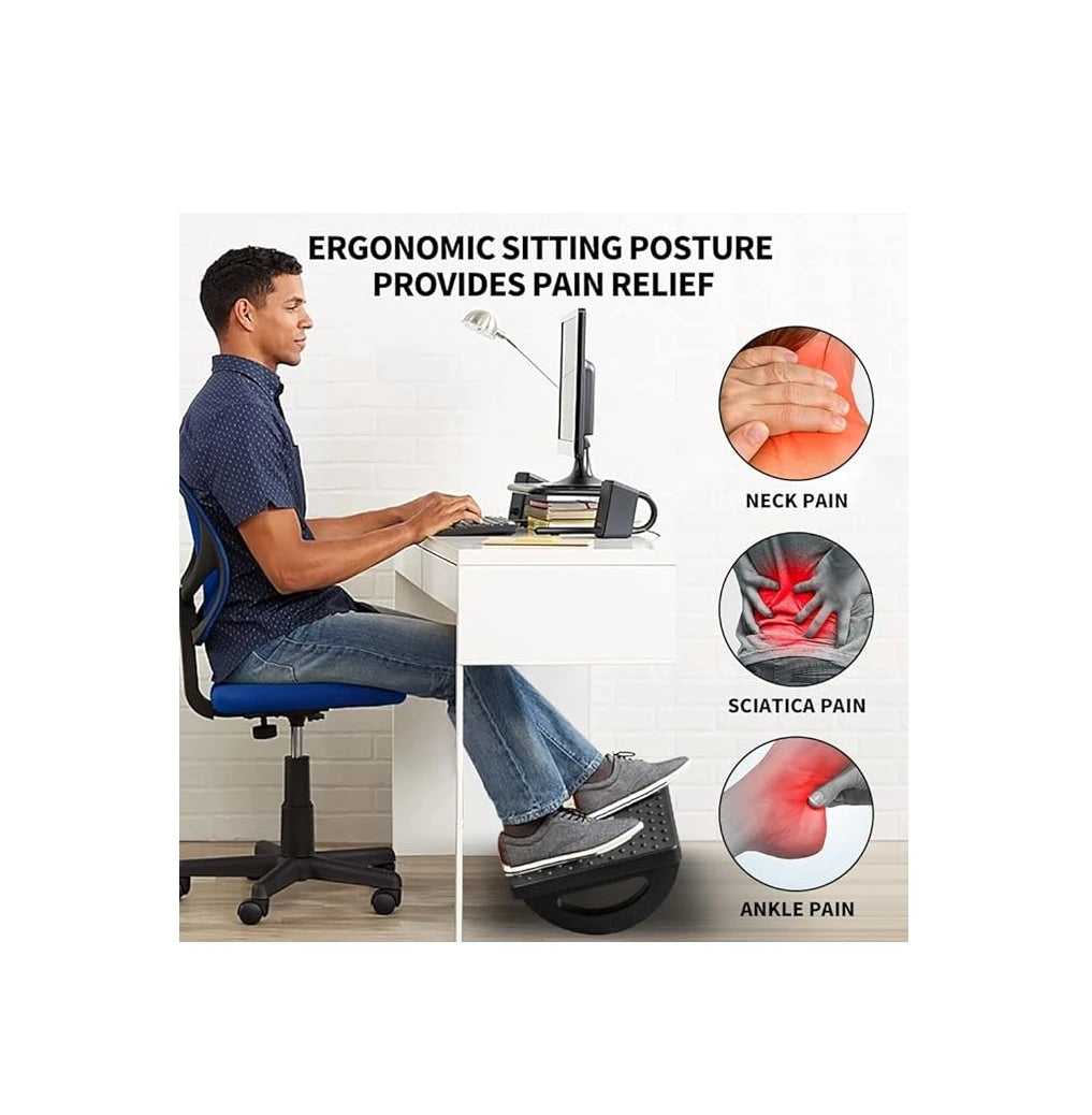 Rocking Footrest with Rollers – Posture & Leg Pain Relief
