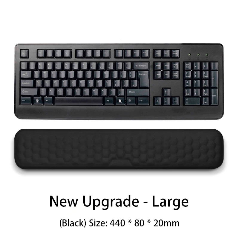 Ergonomic Memory Foam Wrist Rest for Keyboard & Mouse – Office Use