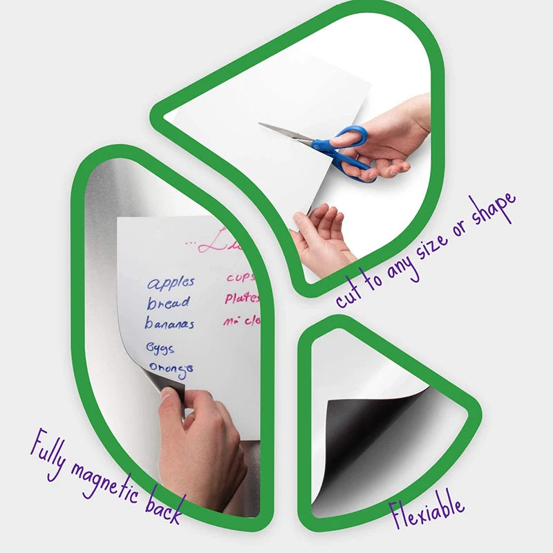 A5 Magnetic Dry Erase Whiteboard – Fridge Memo Pad