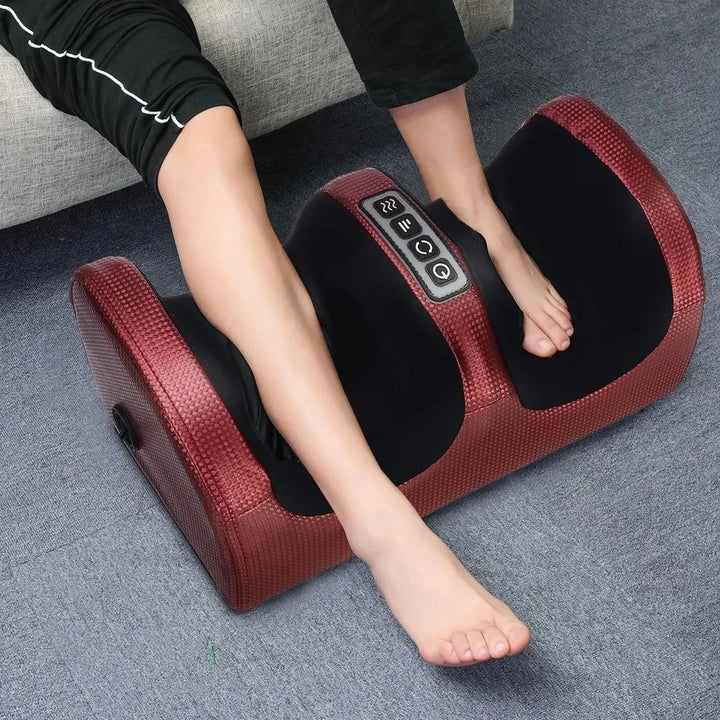 Electric Shiatsu Foot Massager - Deep Tissue Kneading + Heat Therapy