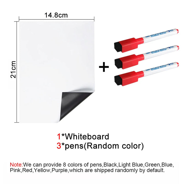 A5 Magnetic Dry Erase Whiteboard – Fridge Memo Pad