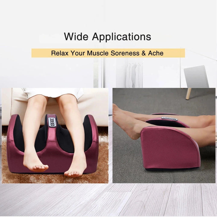 Electric Shiatsu Foot Massager - Deep Tissue Kneading + Heat Therapy