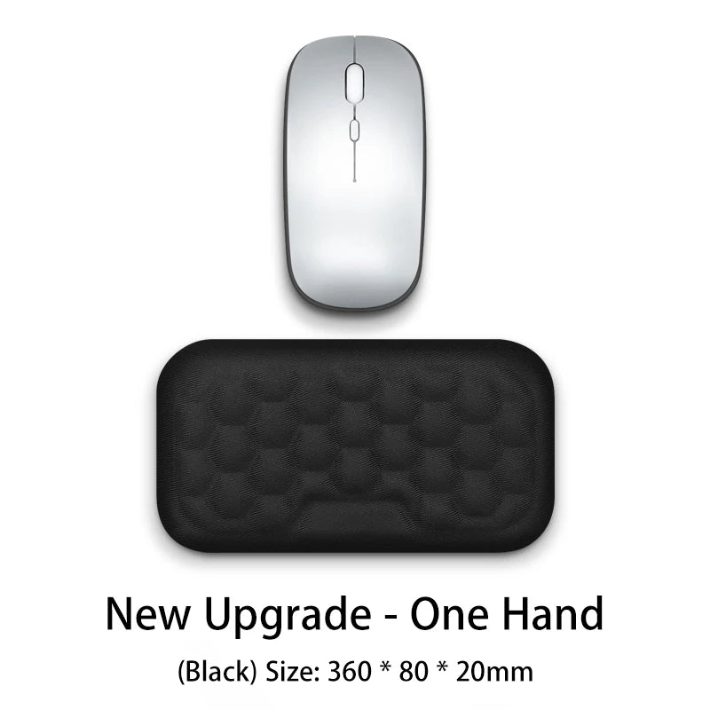 Ergonomic Memory Foam Keyboard & Mouse Wrist Rest Pad Set – Comfort Support for Office, Gaming & Laptop Use