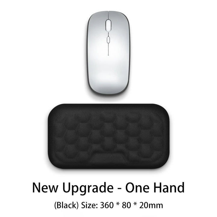 Ergonomic Memory Foam Keyboard & Mouse Wrist Rest Pad Set – Comfort Support for Office, Gaming & Laptop Use