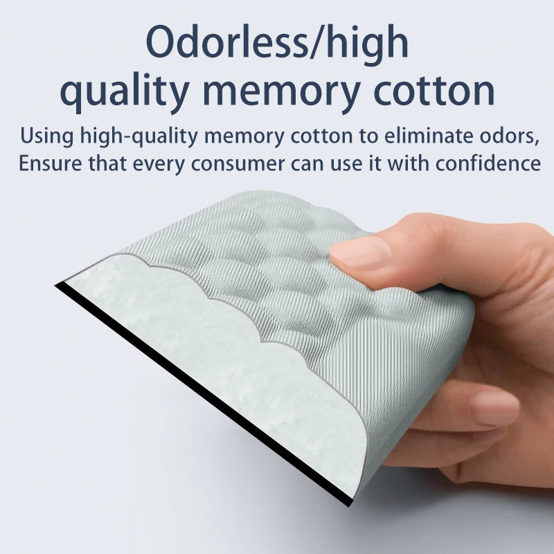Ergonomic Memory Foam Wrist Rest for Keyboard & Mouse – Office Use