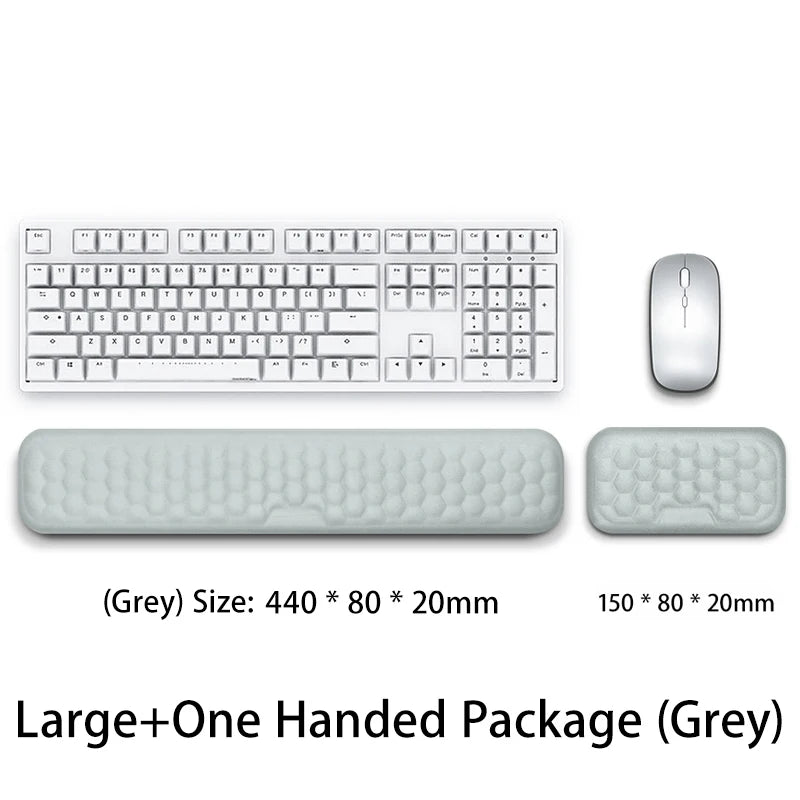 Ergonomic Memory Foam Wrist Rest for Keyboard & Mouse – Office Use