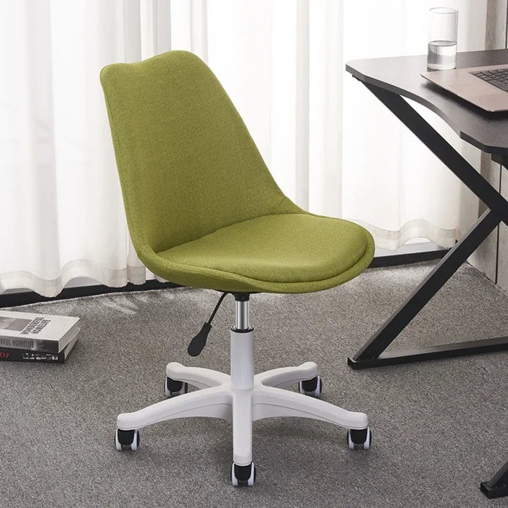 Ergonomic Swivel Desk Chair – Adjustable Office & Study Chair with Lumbar Support, Modern Compact Design for Home, Dorm & Workspace