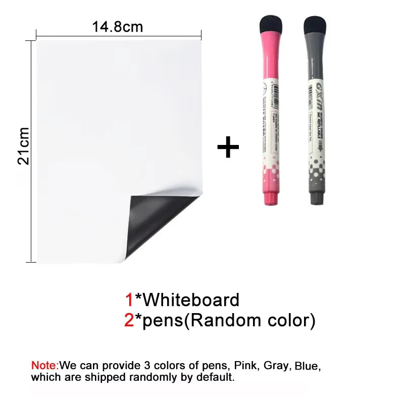 A5 Magnetic Dry Erase Whiteboard – Fridge Memo Pad