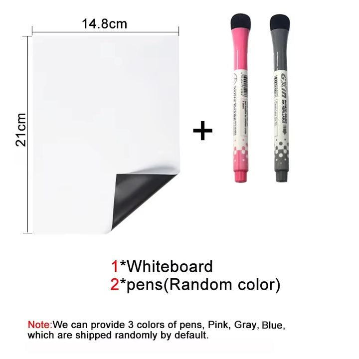 A5 Magnetic Dry Erase Whiteboard – Fridge Memo Pad