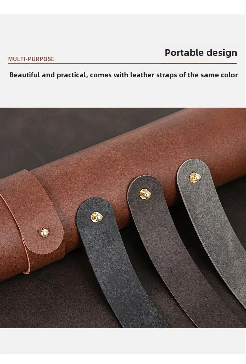 Waterproof PU Leather Desk Pad | Large Non-Slip Mouse Pad & Desk Protector