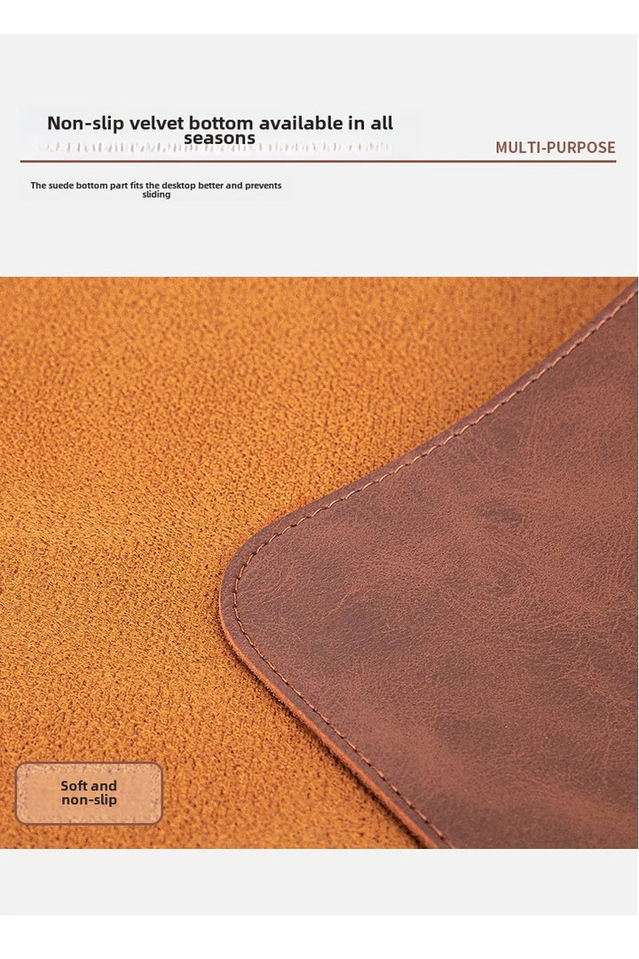 Waterproof PU Leather Desk Pad | Large Non-Slip Mouse Pad & Desk Protector
