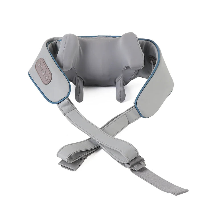 Foreverlily Wireless Neck & Back Massager - Heat + Shiatsu Kneading Shawl