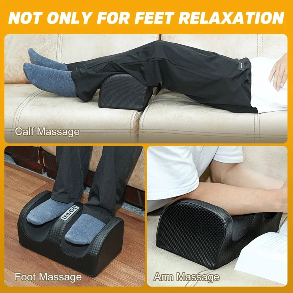 Electric Shiatsu Foot Massager - Deep Tissue Kneading + Heat Therapy