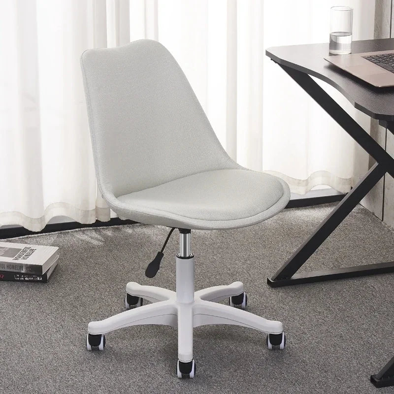 Ergonomic Swivel Desk Chair – Adjustable Office & Study Chair with Lumbar Support, Modern Compact Design for Home, Dorm & Workspace
