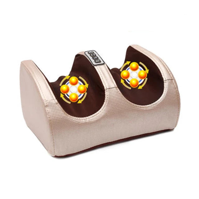 Electric Shiatsu Foot Massager - Deep Tissue Kneading + Heat Therapy