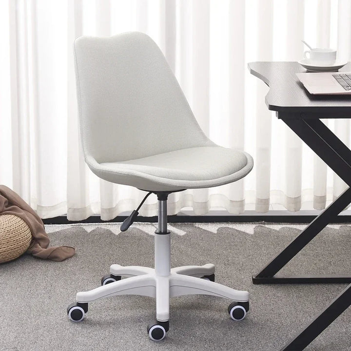 Ergonomic Swivel Desk Chair – Adjustable Office & Study Chair with Lumbar Support, Modern Compact Design for Home, Dorm & Workspace