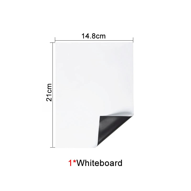 A5 Magnetic Dry Erase Whiteboard – Fridge Memo Pad