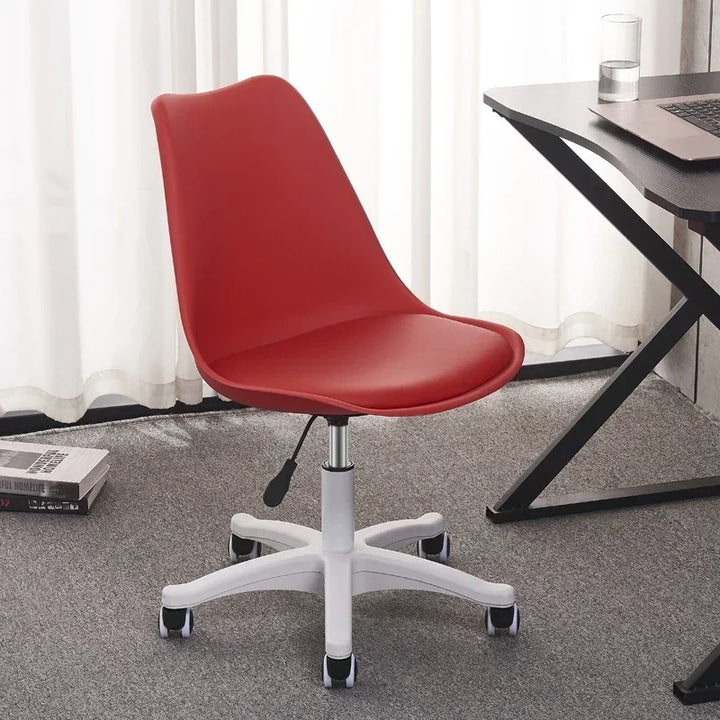 Ergonomic Swivel Desk Chair – Adjustable Office & Study Chair with Lumbar Support, Modern Compact Design for Home, Dorm & Workspace