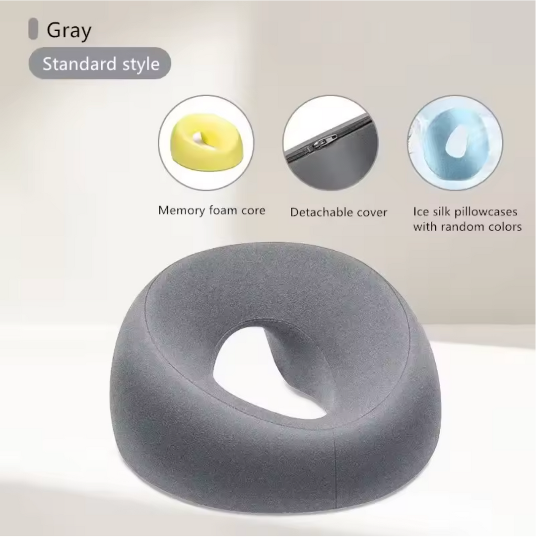 Face Down Nap Pillow – Ergonomic Memory Foam Headrest