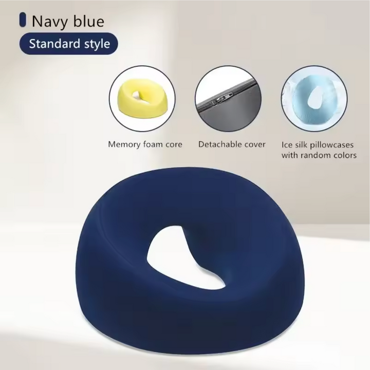 Face Down Nap Pillow – Ergonomic Memory Foam Headrest