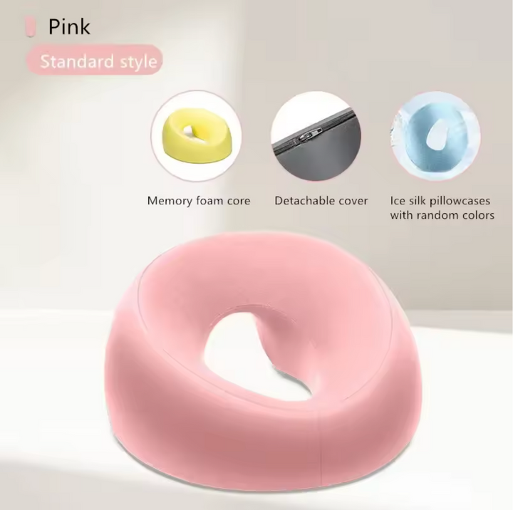 Face Down Nap Pillow – Ergonomic Memory Foam Headrest