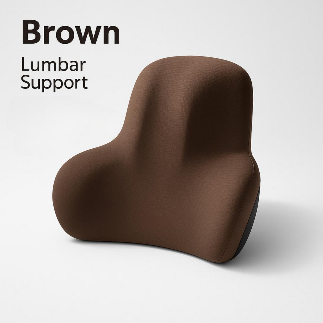 Lumbar Support Pillow – Memory Foam Back Cushion for Chairs