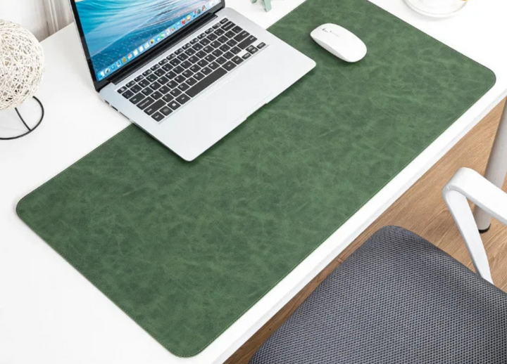 Waterproof PU Leather Desk Pad | Large Non-Slip Mouse Pad & Desk Protector
