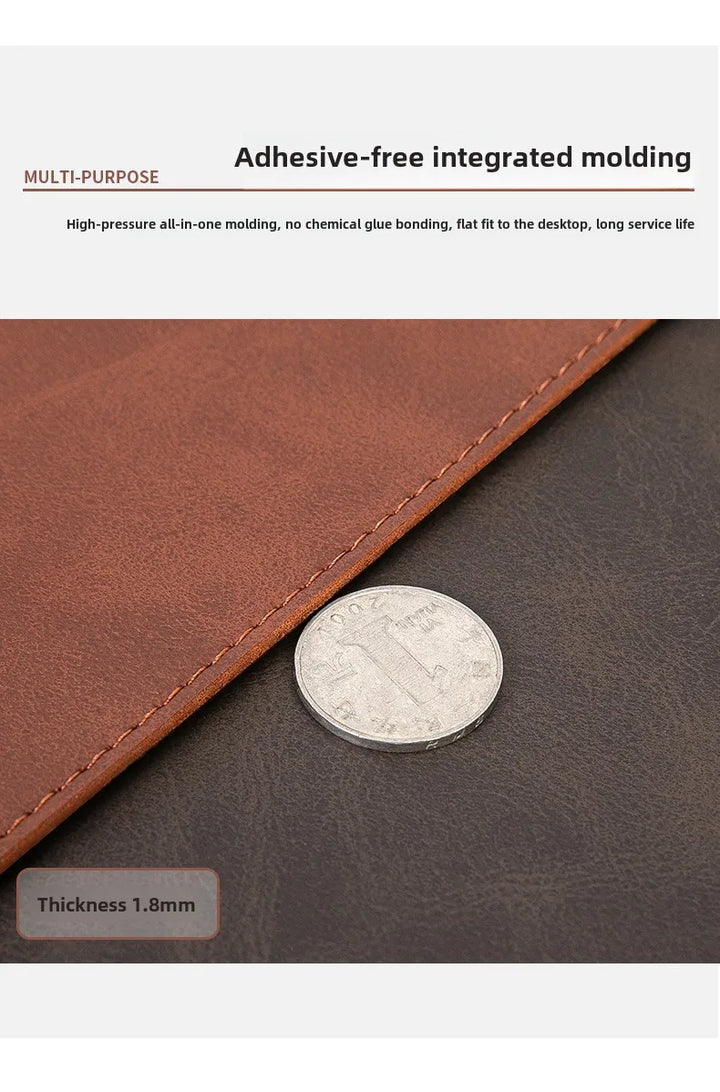 Waterproof PU Leather Desk Pad | Large Non-Slip Mouse Pad & Desk Protector