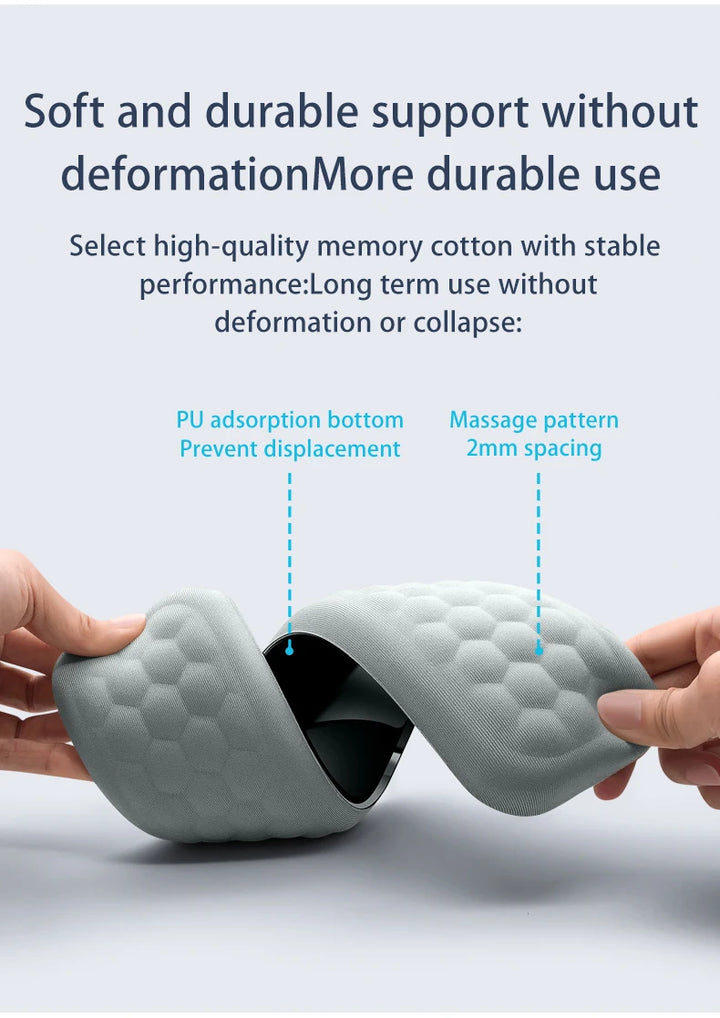 Ergonomic Memory Foam Keyboard & Mouse Wrist Rest Pad Set – Comfort Support for Office, Gaming & Laptop Use