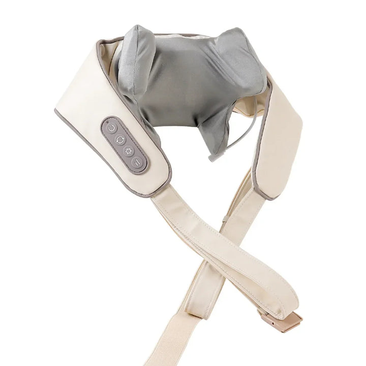Foreverlily Wireless Neck & Back Massager - Heat + Shiatsu Kneading Shawl