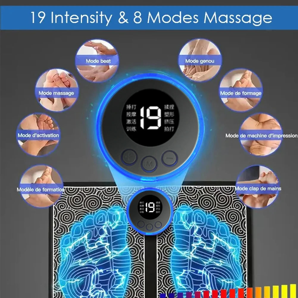 EMS Foot Massager Pads | Relieve Tired Feet & Improve Circulation While You Work