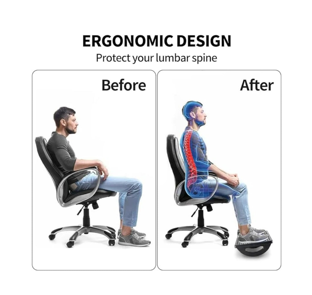 Rocking Footrest with Rollers – Posture & Leg Pain Relief
